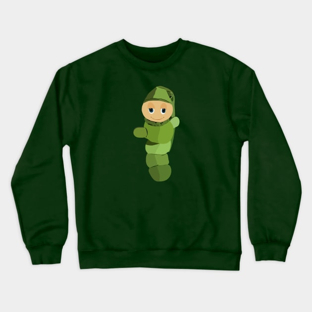 Glo Worm Crewneck Sweatshirt by ElviaMontemayor